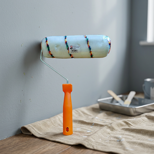 Rullo in Plastica Grigio-Rosso Moderno per Murales e Decorazioni Domestiche - Product Image 3