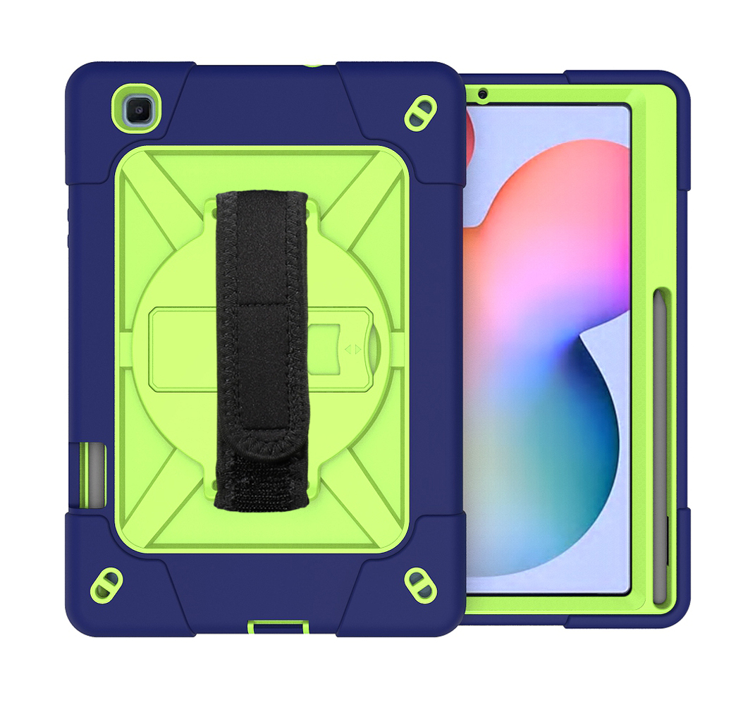 Bleu marine jaune vert