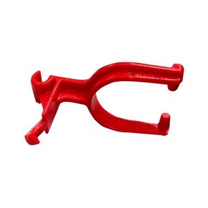 Palanca de válvula de descarga con mango de plástico rojo, pieza de repuesto para cisterna de descarga simple, montada en la pared del baño - Product Image 1