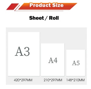 Nhà Máy Chất Lượng Cao Nhanh Khô 40G 50G 70G 90G 100G Thăng Hoa Giấy In Chuyển Nhiệt Tùy Chỉnh Kích Thước Giấy Trắng - Product Image 2