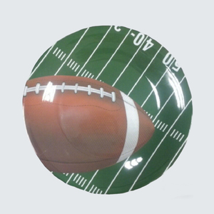 Platos de <span class=keywords><strong>Melamina</strong></span> con Diseño de Fútbol Americano para Fiestas, Barbacoas y Eventos Deportivos - Product Image 2