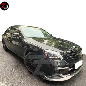 Kit corpo in carbonio stile B di alta qualità con diffusore paraurti posteriore labbro paraurti anteriore per classe AMG 2018 <span class=keywords><strong>S</strong></span> <span class=keywords><strong>W222</strong></span> S63 - Product Image 1