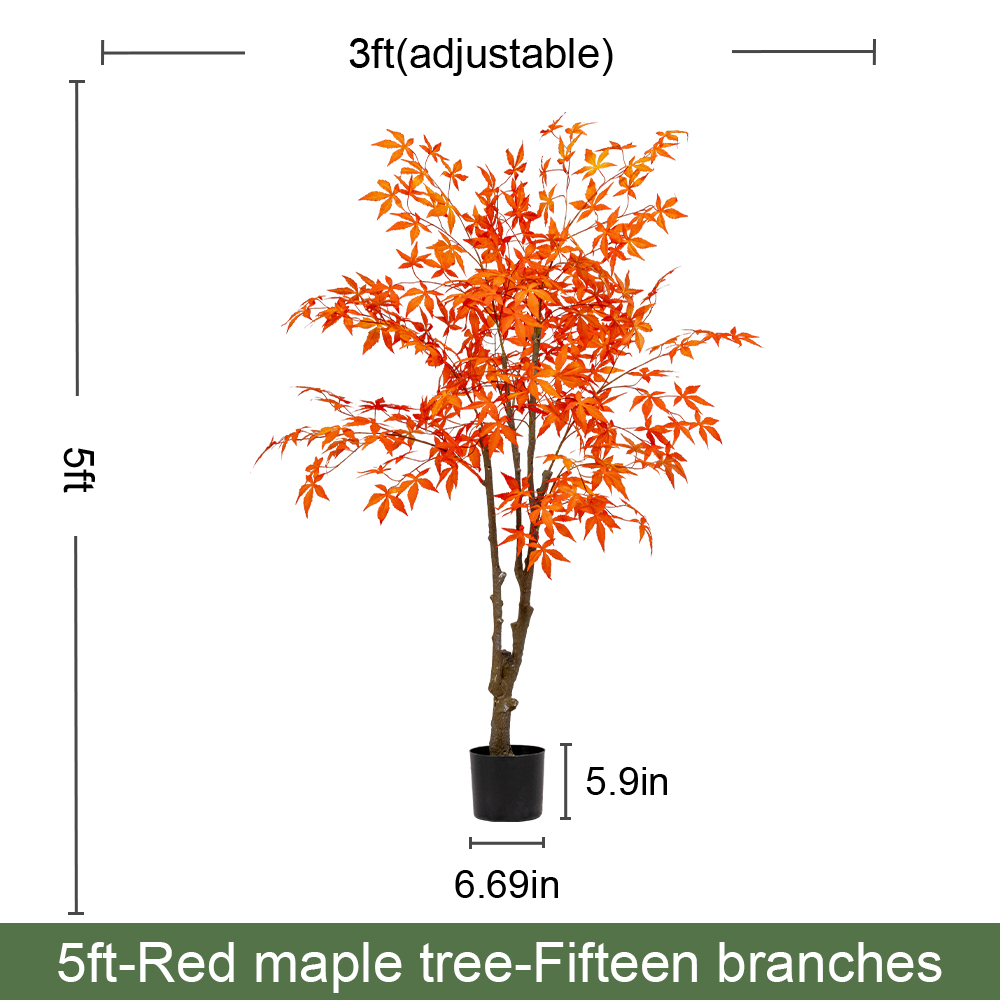 160 cm/5 pieds orange