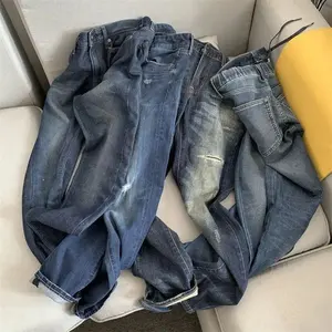 Pakaian Kasual Celana Jeans Bekas Pria Grosir Celana Stocklot Campuran Jumlah Besar Stok Jeans Aneka Penjualan Massal