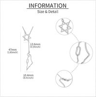 Collier en acier inoxydable plaqué or 18 carats avec pendentif carte d'Israël, d'Afrique, du Texas, étoile de David, carte de l'état, bijoux pour femmes, fabrication en usine