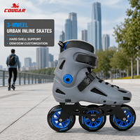 Patins à roulettes urbains à trois roues OEM ODM, coque rigide, grandes roues, pour le fitness en plein air et les trajets quotidiens