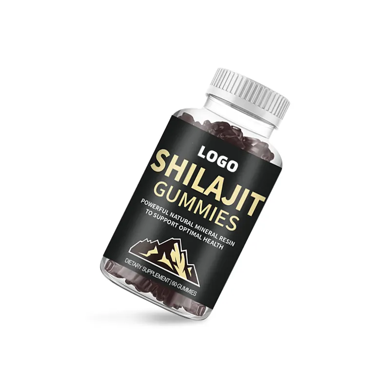 OEM Pure Shilajit Resin Gummies Herbal Supplements to Naturally Boost Immune System for Adults