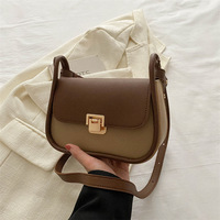 Sac à Bandoulière Femme de Luxe en Cuir PU Brodé Uni, Sacs à Main de Marque Renommée