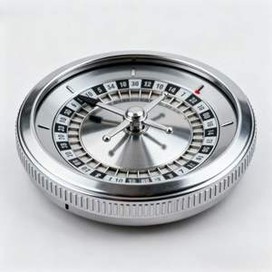 Service d'usinage CNC précision-fabriqué personnalisé porte-bonheur Roulette Spinner métal Fidget Spinner - Product Image 1