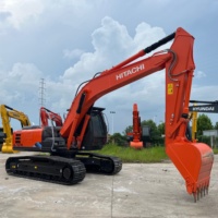Excavatrice Hitachi Zaxis210 d'occasion d'origine japonaise à prix abordable, excavatrice d'occasion Hitachi ZAXIS210 avec Hitachi ZX200 à vendre