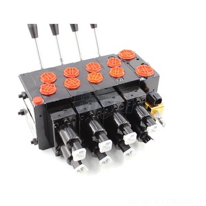 วาล์วควบคุมทิศทางไฮดรอลิกแบบหลายทาง HSDVG32 Proportional Multi Way Valve 140 ลิตร/นาที 350 บาร์ เกลียวใน G1/2 หกทาง - Product Image 5
