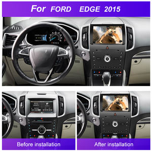 Podofo <span class=keywords><strong>prix</strong></span> d'usine 10.1 "panneau de cadre d'autoradio pour <span class=keywords><strong>FORD</strong></span> <span class=keywords><strong>EDGE</strong></span> 2015 DVD cadre de voiture Canbus boutons clés de dangers serrure centrale - Product Image 6