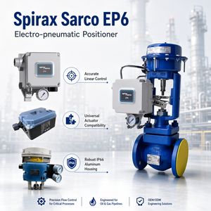 มีสินค้าในสต็อก Spirax Sarco EP6 Electro-pneumatic Positioner, ใช้งานร่วมกับตัวกระตุ้นวาล์วนิวเมติกหลายยี่ห้อได้ - Product Image 1