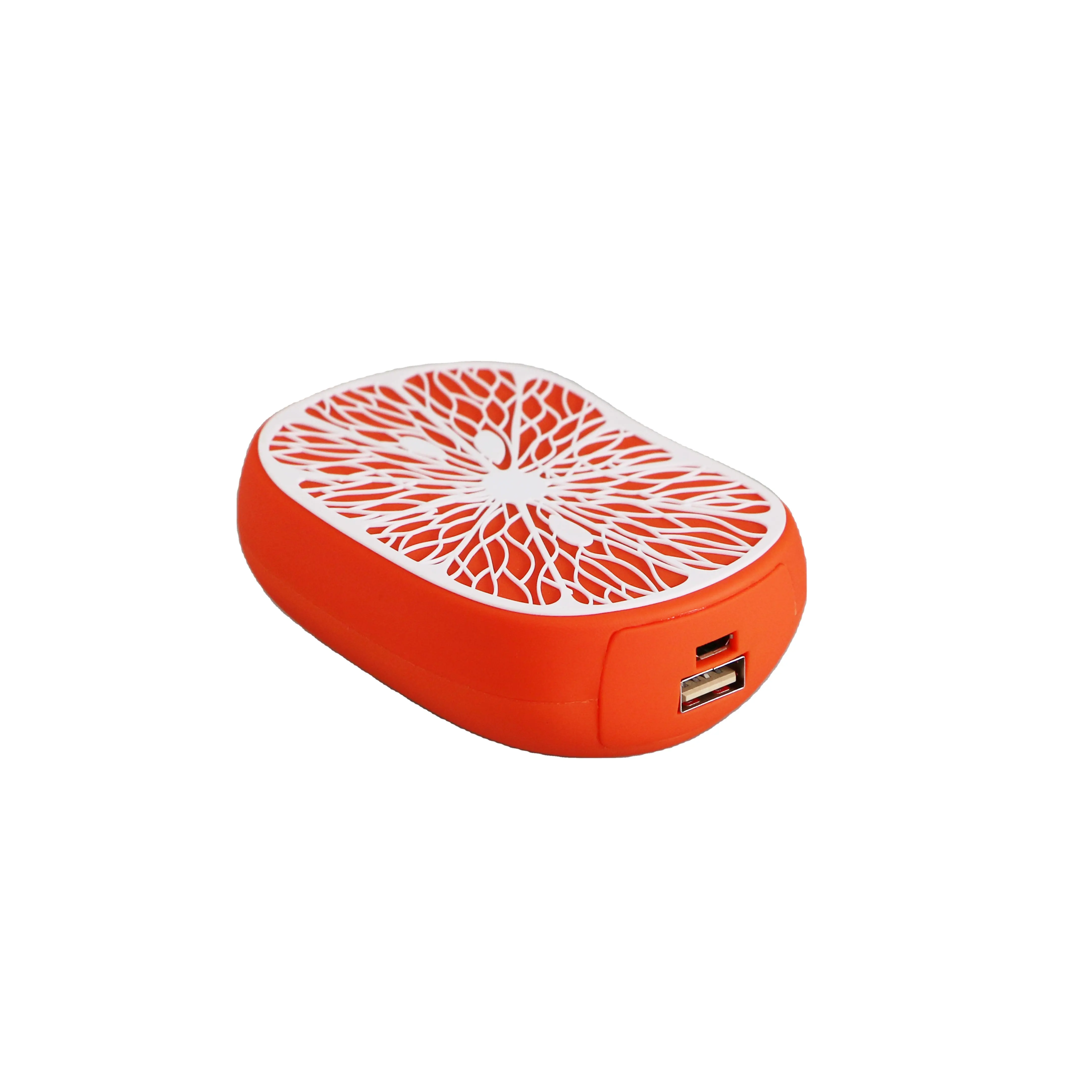 Werbe geschenk Personal isierte Frucht orange Form Power Bank 2600mah/ 5200mah mit Geschenk box Pack Logo-Druck