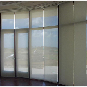 Square Cassette Cover Wand Stick Solar Sun <strong>Screen</strong> Light Filtering <strong>Roll</strong> <strong>up</strong> Blind Curtain Blackout Roller Blind Shades for <strong>Window</strong> - Product Image 4