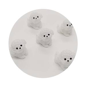 Nuevo encantador 100 unids/lote 3D Mini perro mascota ornamento miniaturas dibujos animados perro Animal figuritas para exterior Tablescape hogar escritorio Decoración - Product Image 6