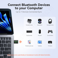 Adaptador USB Interno WiFi 6 de Doble Banda 10/100Mbps para Laptop y Oficina, Ideal para Áreas con Señal Débil, Disponible en Stock