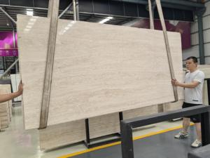 UnionStone - Losa Grande de Piedra Natural Dolomita Super Blanca Italiana, Corte Vien, para Interiores y Exteriores, Diseño Antiguo y Moderno para Paredes y Pisos de Villas - Product Image 2