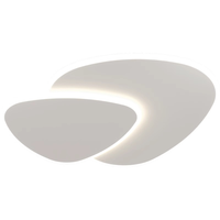 Interrupteur d'éclairage linéaire à commande intelligente pour la maison, design moderne, base en fer, couvercle en acrylique, éclairage LED encastré pour salon et chambre à coucher