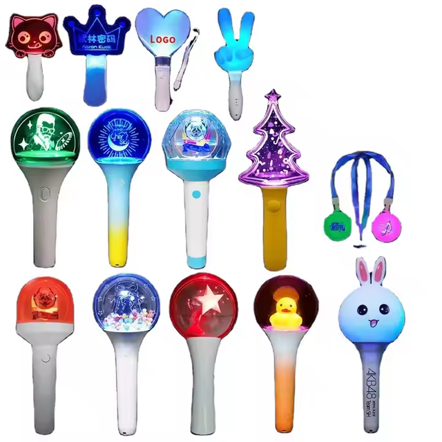 Support Stick Light Hand Ball Concert Party 15 Color Fan Interactive LED Ball Support Acrylic Light Stick