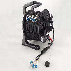 Câble tactique rétractable en <span class=keywords><strong>fibre</strong></span> optique avec enrouleur de câble portable de 100 m, 200 m, 500 m, rallonge blindée en <span class=keywords><strong>fibre</strong></span> optique - Product Image 2
