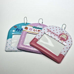 Nuovo Porta Fotocard in PVC con Design Anime Personalizzato, Simpatico Porta Carte Fotografiche in Plastica con Portachiavi e Inserto Stampato in Plastica - Product Image 3