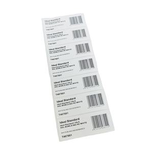 Fabricante personalizado troquelado impreso pegatina PET y PVC Material número Logo <span class=keywords><strong>etiquetas</strong></span> <span class=keywords><strong>para</strong></span> <span class=keywords><strong>ropa</strong></span> - Product Image 1