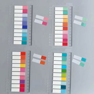 8 Packs Self-Adhesive PET Waterproof Sticky Notes Colorful Brightly Colored Loose Leaf Index <b>Memo</b> <b>Pad</b> for Student Office - Product Image 3