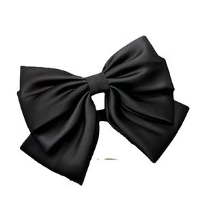Springtime Encounter: Flowing <b>Bow</b> Hair <b>Clip</b> for Women, Large Ponytail, Sophisticated Hair Accessory, Hair Flower, Fresh and - Product Image 5