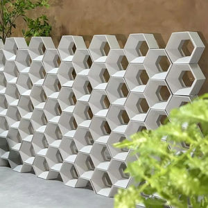 Premium blok heksagonal padat semen batu bata karang beton Sinterklas tahan lama dalam dan luar ruangan - Product Image 1