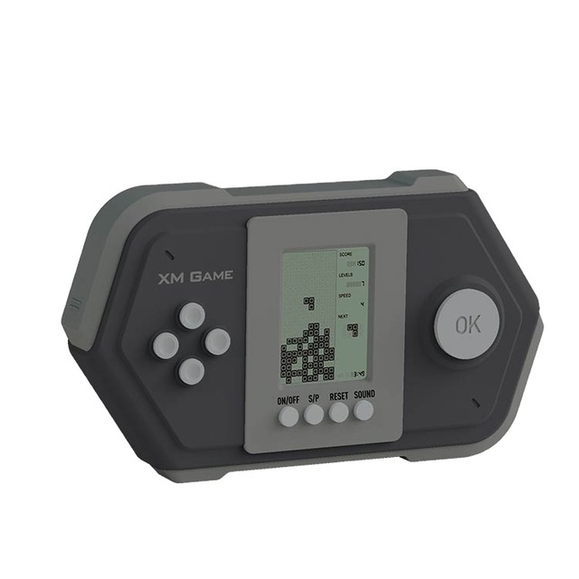 Wholesale Mini Cheap Classic Handheld Game Console Russian Blocks Game Console Hand-Held Gaming Device Russia Brick Square Conso