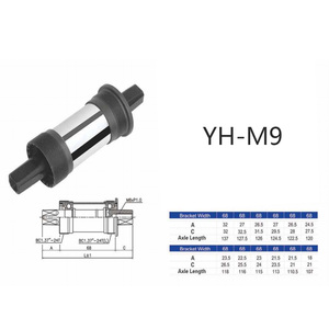 Giá Đỡ Loại Bu Lông Chiều Rộng 68 Chiều Dài Trục 110.5-124.5 Giá Đỡ Đáy Xe Đạp - Product Image 2