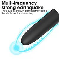 Fernbedienbare Vibratoren 10 Geschwindigkeiten Wasserdicht Weiblicher Klitoris-Masturbator Mini Bullet Finger-Vibrator Sexspielzeug für Frauen