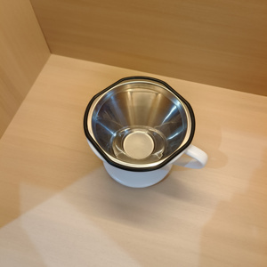 <span class=keywords><strong>Filtre</strong></span> à café réutilisable en acier inoxydable, <span class=keywords><strong>filtre</strong></span> à café en forme de cône, cafetière en métal avec maille fine pour la maison, la cuisine et les voyages - Product Image 5