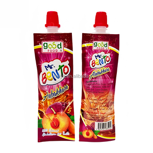 Pochette souple verticale avec <span class=keywords><strong>bec</strong></span> <span class=keywords><strong>verseur</strong></span> pour emballage de ketchup, pâte de tomate et sauce barbecue, en plastique et aluminium, fabrication OEM/ODM - Product Image 4