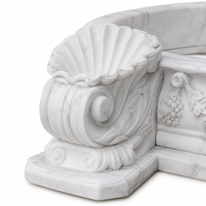 Fuente de Jardín Exterior Europea de Mármol Blanco con Figuras Clásicas y Fuente de Agua para Decoración - Product Image 3