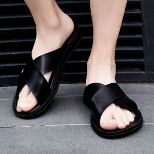 Sandales tendance pour hommes, tongs <span class=keywords><strong>d</strong></span>'été pour la <span class=keywords><strong>plage</strong></span>, grande taille EU 46, sandales plates <span class=keywords><strong>d</strong></span>écontractées à la mode, respirantes, légères, chaussures de piscine <span class=keywords><strong>d</strong></span>'extérieur - Product Image 3