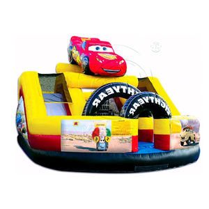 Commercial Grade PVC <b>Inflatable</b> Bouncer Combo Racing Jumping Slide for <b>Kids</b> & Adults Home & Commercial Use Large Park Slide - Product Image 6