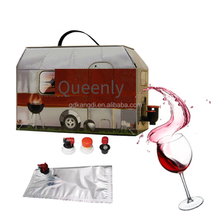 Tùy chỉnh BIB túi nhựa trong hộp với con dấu nhiệt xử lý nhôm foil Dispenser cho rượu vang đỏ nước trái cây cà phê lưu trữ chất lỏng Túi - Product Image 2