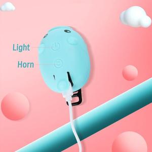 Briviga USB-C Sạc 2-trong 1bicycle Trẻ Em Của Xe Đạp Đi Xe Đạp Phim Hoạt Hình Hình Dễ Thương Silicone Ánh Sáng Phía Trước Với Sừng 280lm500mah80db - Product Image 5