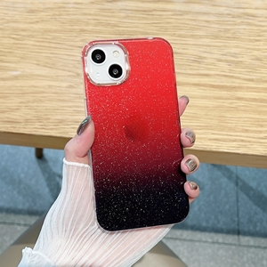 <span class=keywords><strong>Cover</strong></span> per <span class=keywords><strong>iPhone</strong></span> <span class=keywords><strong>14</strong></span> <span class=keywords><strong>Pro</strong></span> <span class=keywords><strong>Max</strong></span>, <span class=keywords><strong>14</strong></span> <span class=keywords><strong>Pro</strong></span>, 13, 12 in Acrilico Trasparente con Lente Placcata e Glitter Sfumato in 18 Colori - Product Image 3