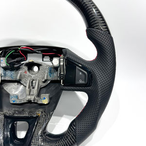 Volante de Fibra de Carbono para Renault Megane Megane3 Megane4 Diseño <span class=keywords><strong>RS</strong></span> para Renault 3 Volante Deportivo de Carreras Fibra de Carbono Mate - Product Image 2