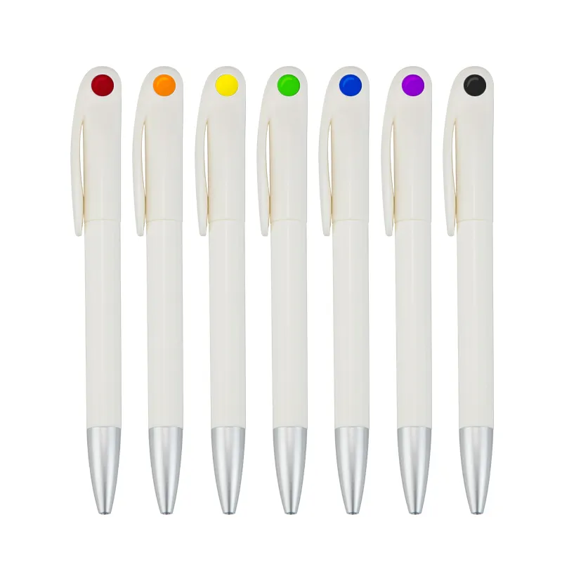 Promotional Custom Design Heat Transfer Printing Whiteブランク昇華Plastic Ball Point Pen