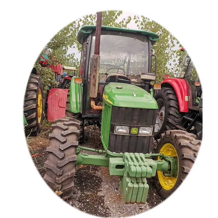 Mini tracteur tracteur tracteur tracteur tracteur 4x4, 4wd cerf, 90 chevaux, 120 chevaux, quatre roues avec cabine