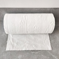 Haute qualité 2ply pâte de bois vierge pour usage quotidien Mage rouleau gros rouleaux de papier toilette