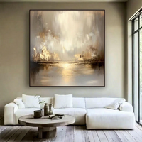 Peinture à l'huile purement peinte à la main sur toile, style abstrait moderne, décorative pour salon/salle à manger, fond de canapé, hôtel de luxe, plastique