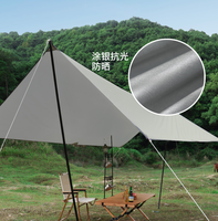 Randonnée Hamac Rainfly Camping Tarp Lumière Étanche Tente Abri Auvent Camping En Plein Air