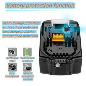 Аккумулятор 18v-21v 6.6ah Bl1860B Bl1860 литиевая батарея совместима для всех серии Mak Ita 18V Беспроводная Аккумуляторная батарея для электроинструмента - Product Image 5