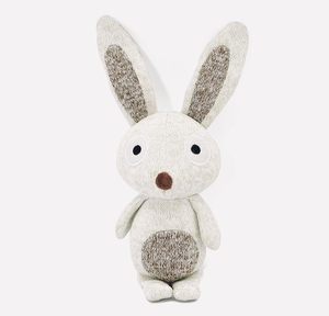 Jouets en peluche pour chiens, animaux en peluche à double couche en tricot marron, singe, éléphant, lapin, jouets qui couinent - Product Image 6