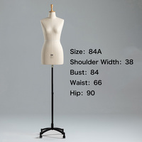 Mannequins de couture ajustables pour femme avec support flexible en mousse et tissu pour tailleur